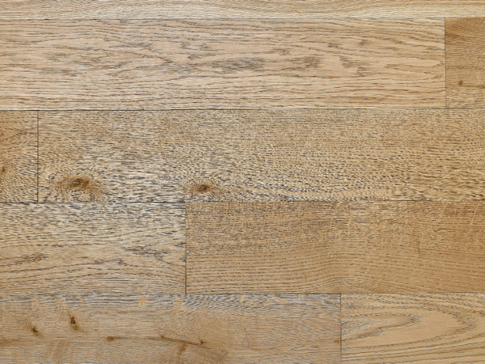 PARQUET CHÊNE MASSIF NATUREL STRUCTURÉ - Brushed oak parquet _ CarréSol Éditions